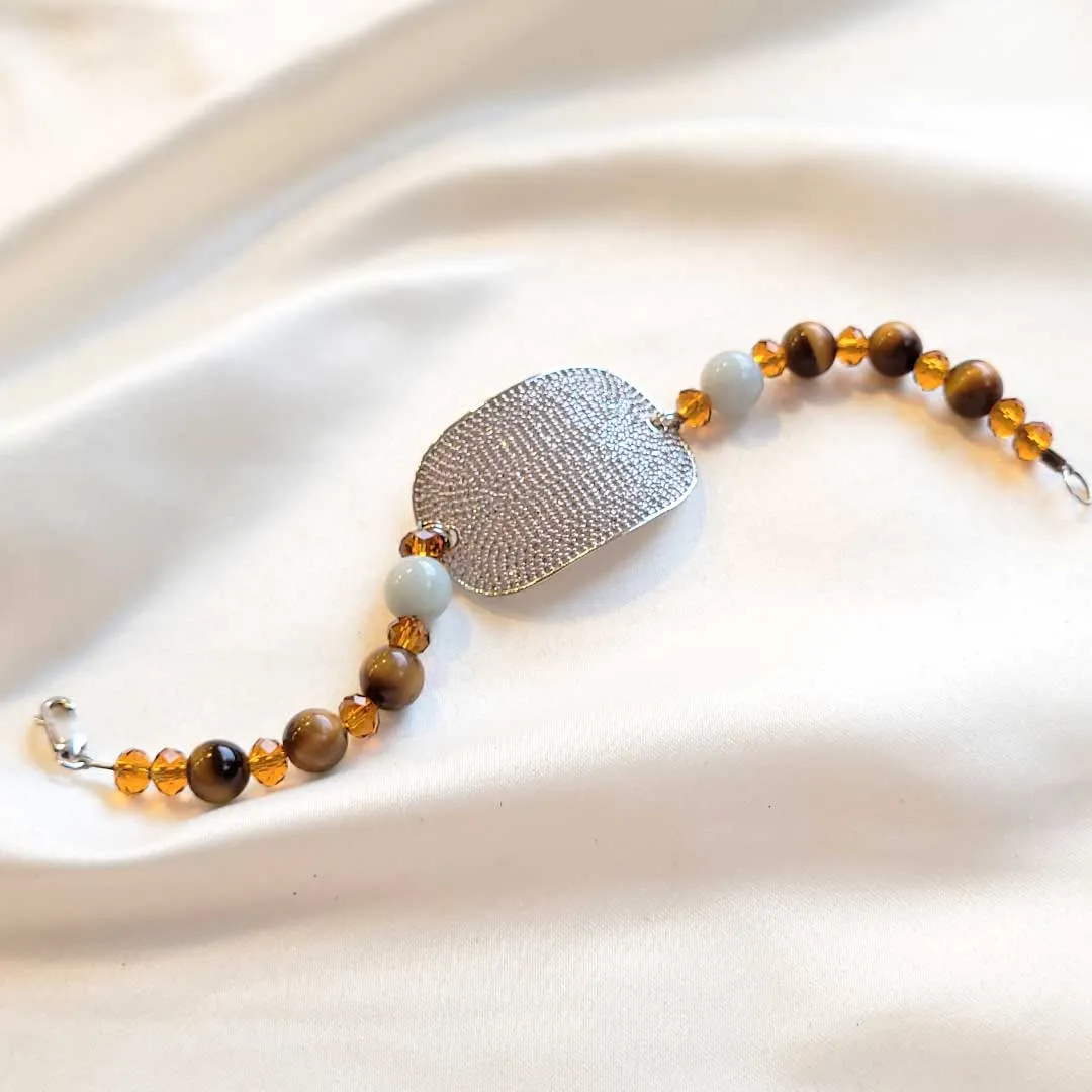 Jade and Tiger's Eye Bracelet
