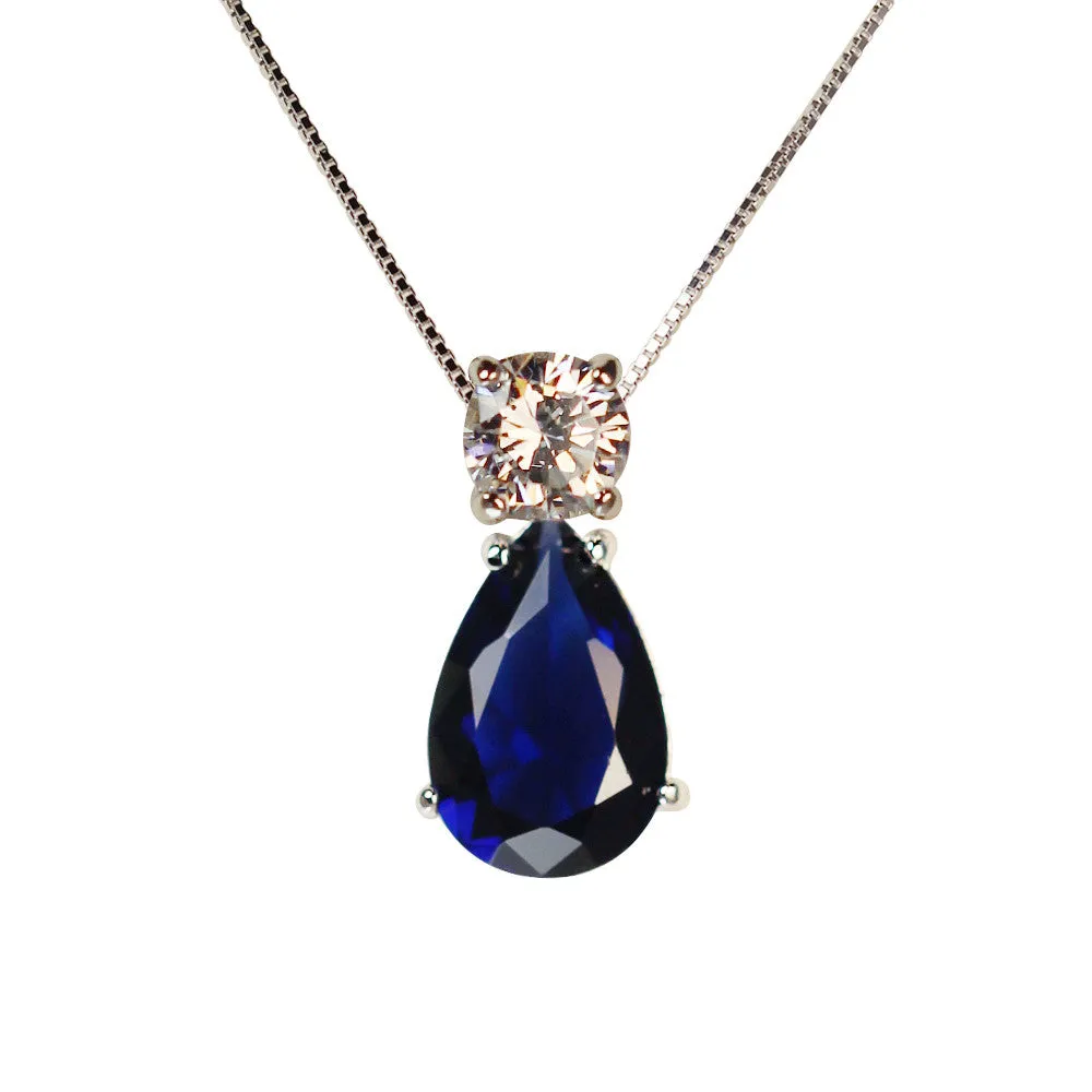 June Pendant (Sapphire)
