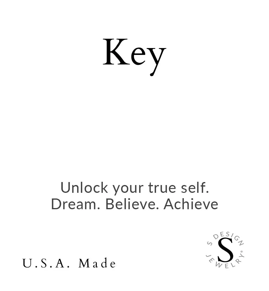 Key | Stone Beaded Charm Bracelet | Onyx