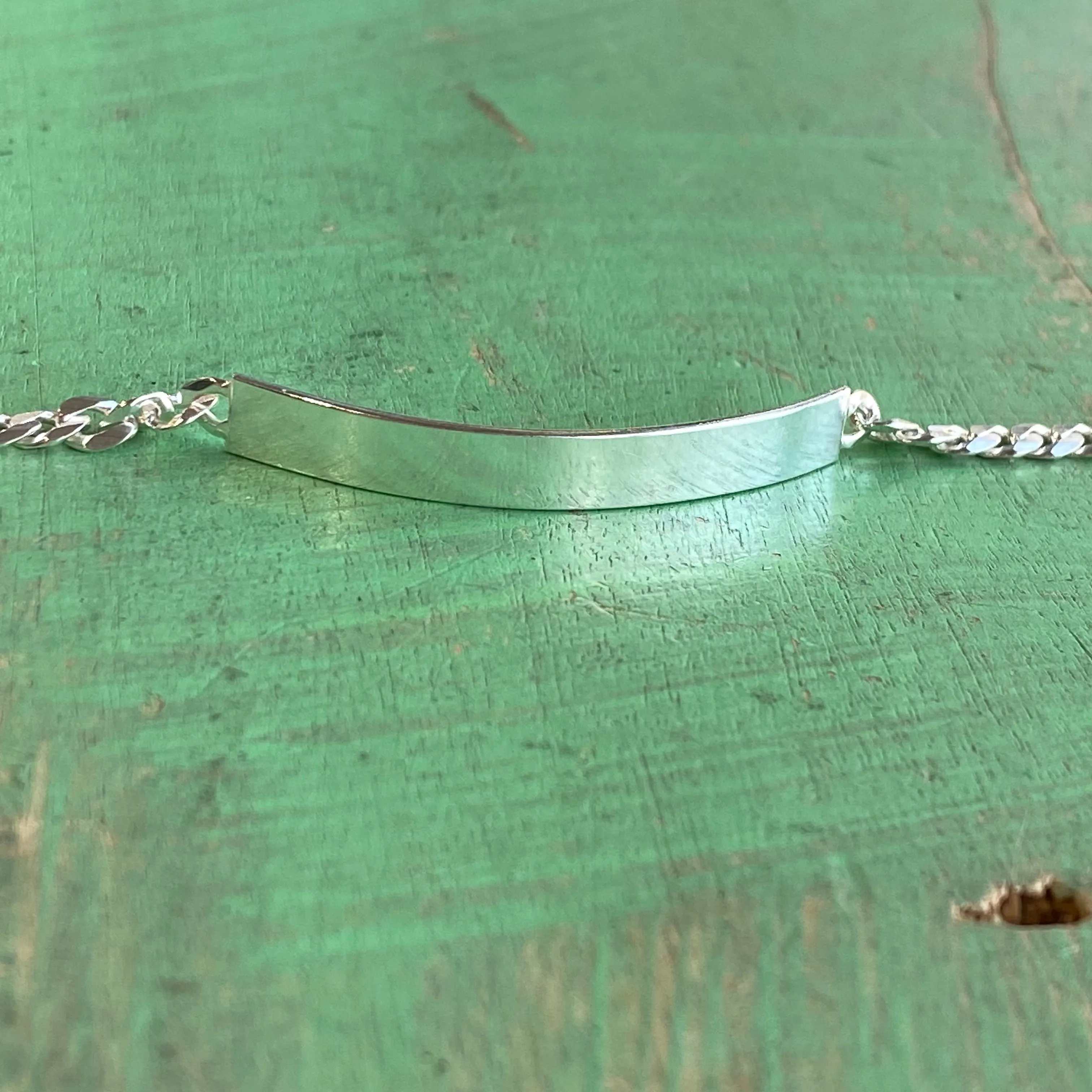 Kid's Sterling Silver Engravable Bracelet