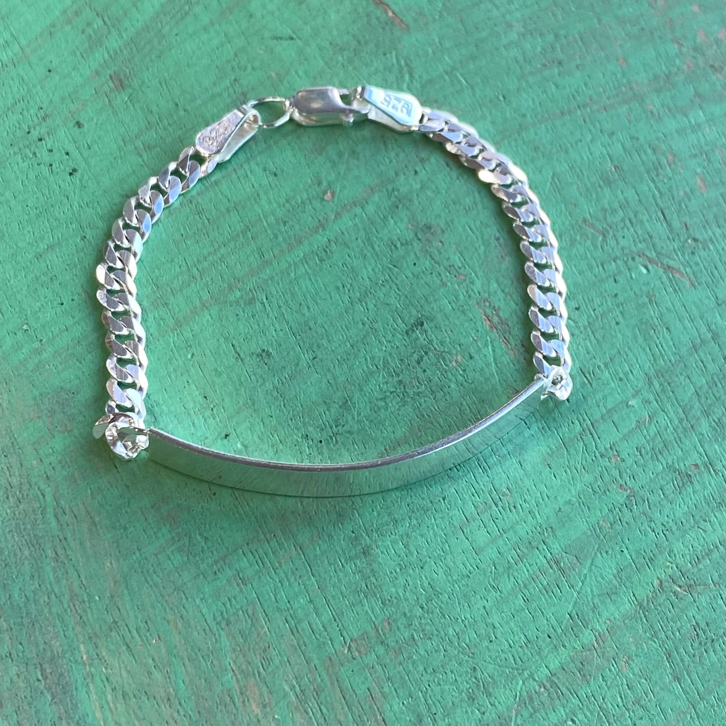 Kid's Sterling Silver Engravable Bracelet
