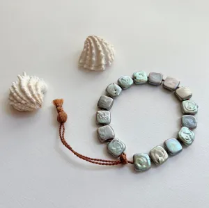 Lena Skadegard | Grey Square Pearl Bracelet