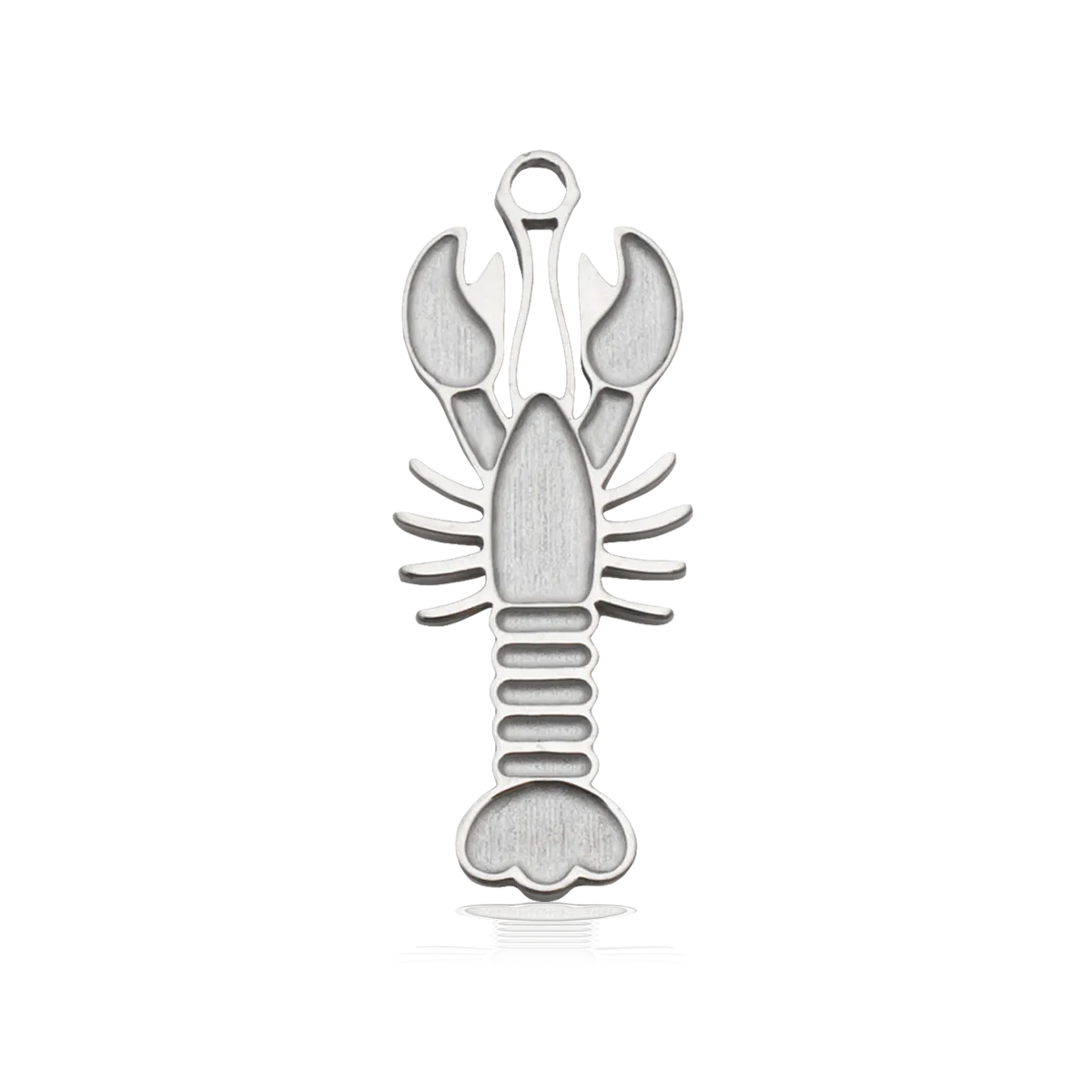 Lobster Charm with Blue Zebra Jade Charity Bracelet