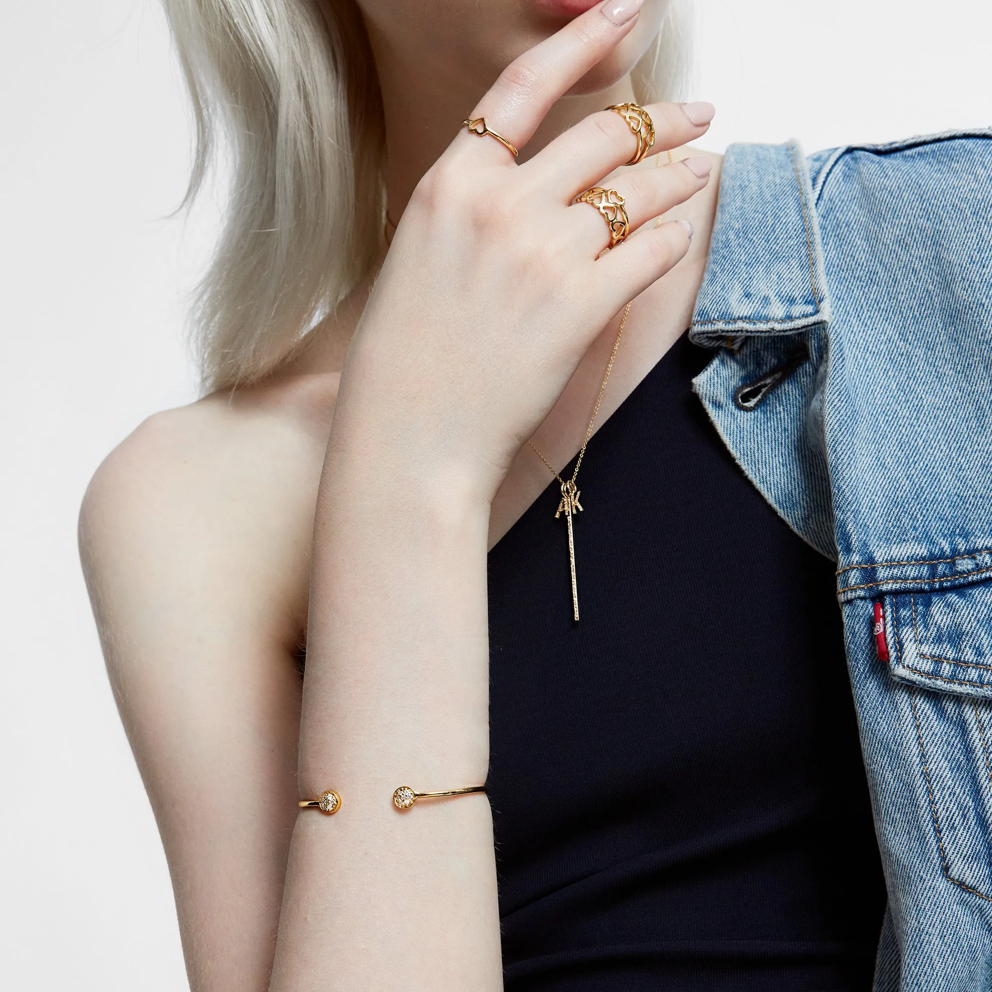 LOVE COUNT® STACKABLE RING - 4 HEARTS