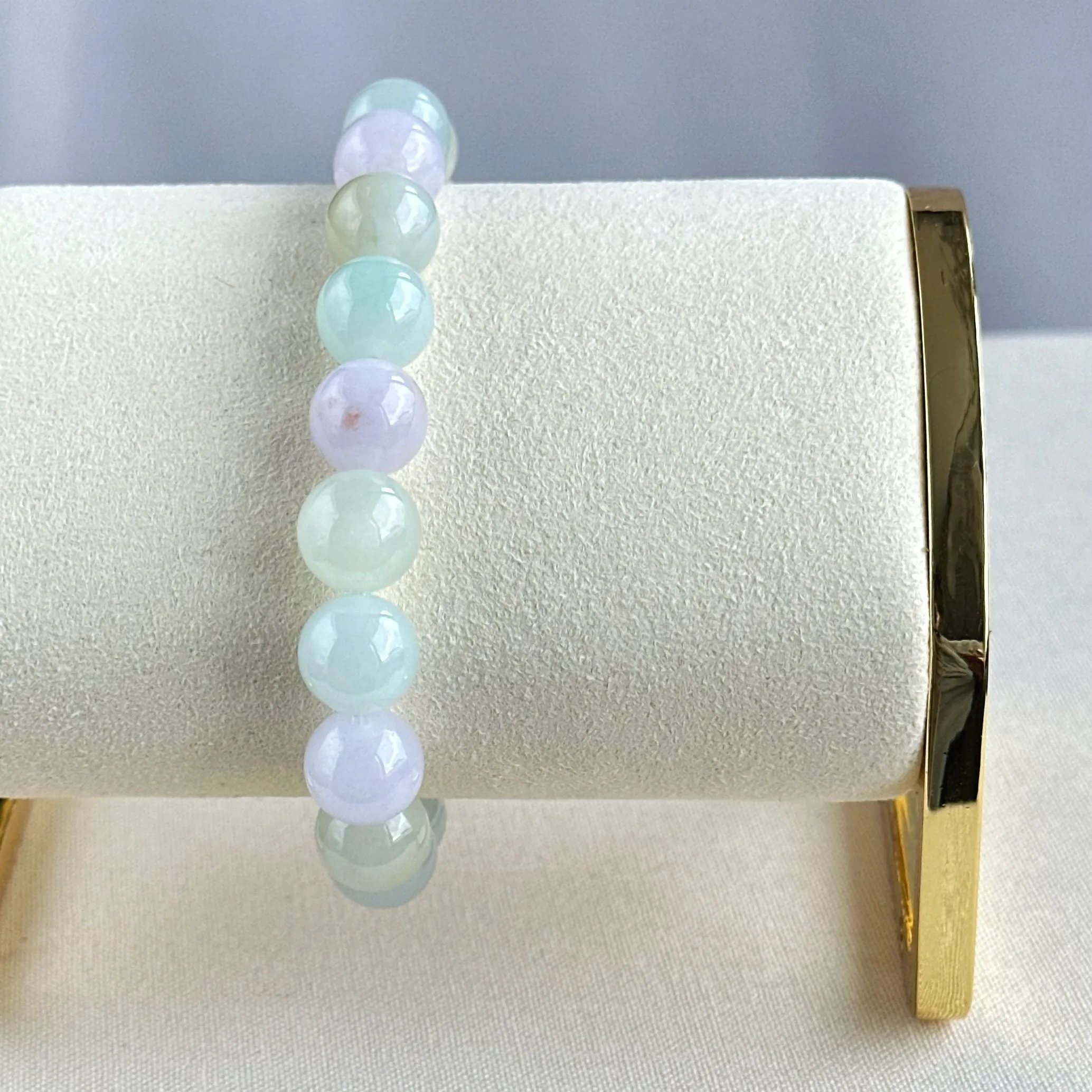 Macaron Blush Jade Bracelet