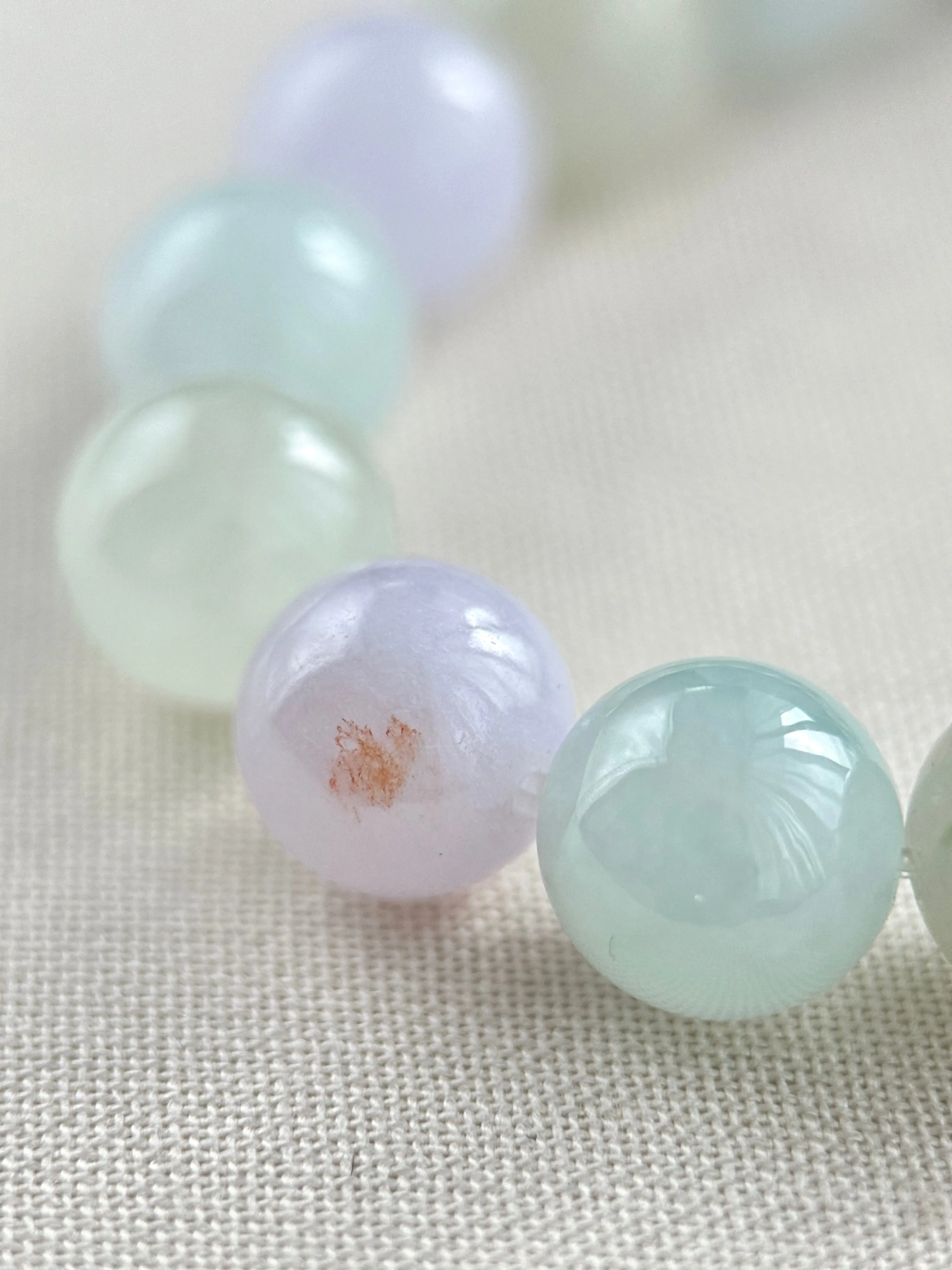 Macaron Blush Jade Bracelet