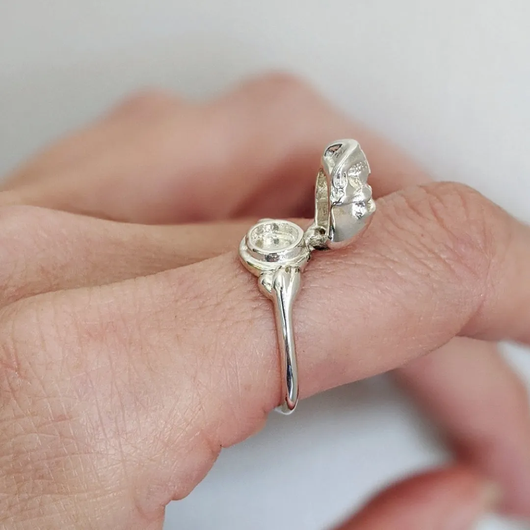 Memento Mori Poison Ring