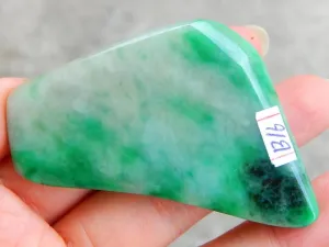 Natural Jade Jadeite Raw (41g, 58X44X9.5mm)