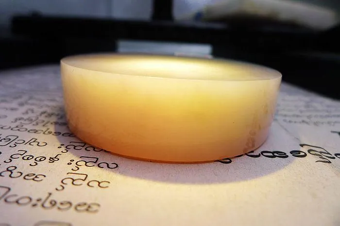 Natural Jade Rough Jadeite Raw (104g,51.5X1.45cm)