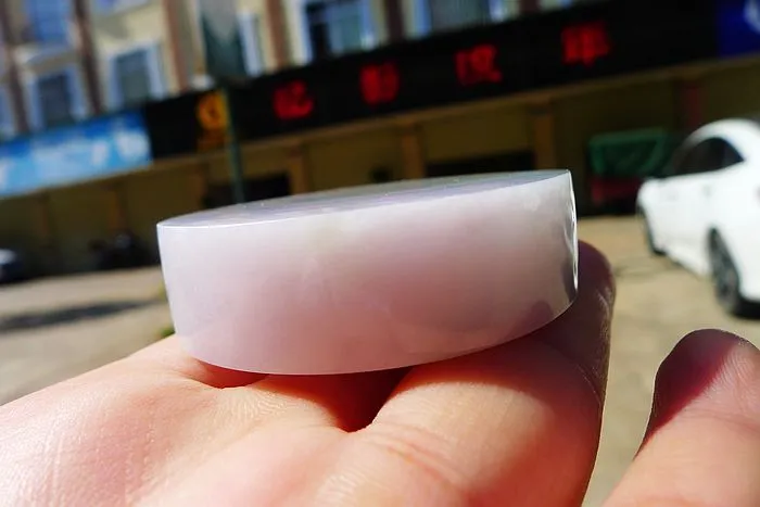 Natural Jade Rough Jadeite Raw (104g,51.5X1.45cm)