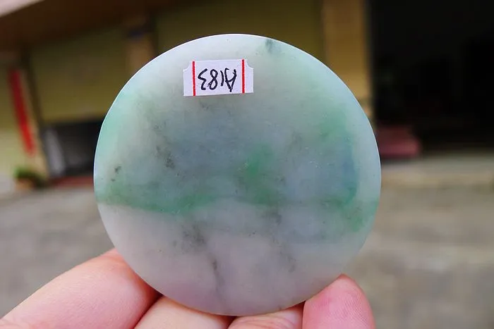 Natural Jade Rough Jadeite Raw (109g,5.2X1.5cm)