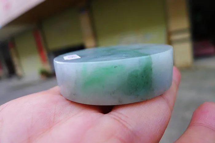 Natural Jade Rough Jadeite Raw (109g,5.2X1.5cm)