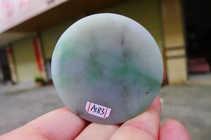 Natural Jade Rough Jadeite Raw (109g,5.2X1.5cm)
