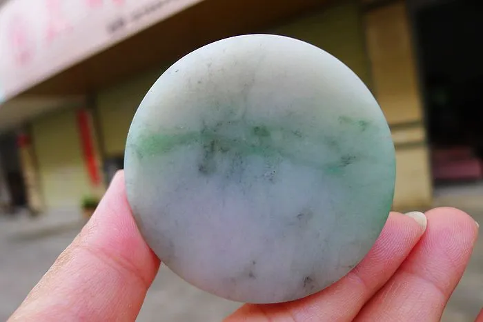 Natural Jade Rough Jadeite Raw (109g,5.2X1.5cm)