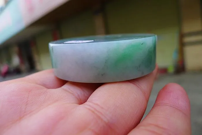 Natural Jade Rough Jadeite Raw (109g,5.2X1.5cm)
