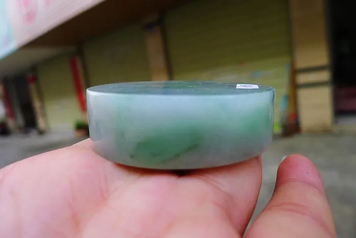 Natural Jade Rough Jadeite Raw (109g,5.2X1.5cm)