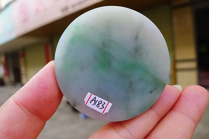 Natural Jade Rough Jadeite Raw (109g,5.2X1.5cm)