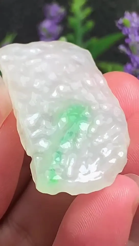 Natural Jade Rough Jadeite Raw (10g,4.0X2.0X0.45cm)-A1313