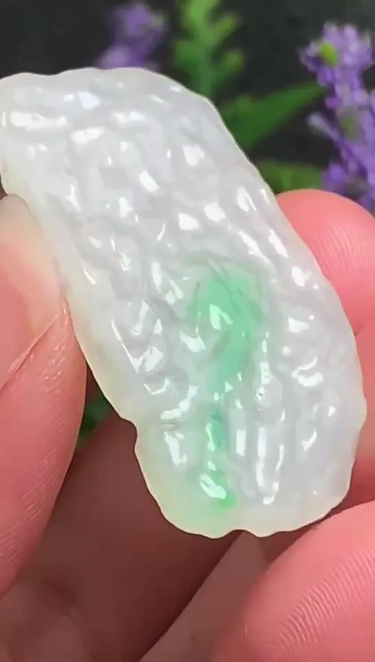 Natural Jade Rough Jadeite Raw (10g,4.0X2.0X0.45cm)-A1313