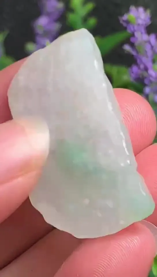 Natural Jade Rough Jadeite Raw (10g,4.0X2.0X0.45cm)-A1313