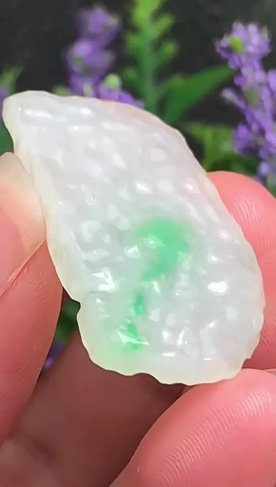 Natural Jade Rough Jadeite Raw (10g,4.0X2.0X0.45cm)-A1313
