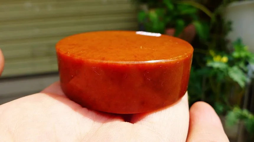 Natural Jade Rough Jadeite Raw (118g,5.3X1.65cm)