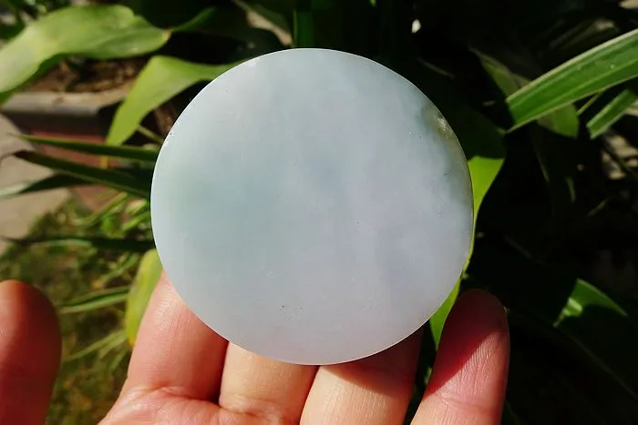 Natural Jade Rough Jadeite Raw (126g,5.3X5.3X1.7cm)