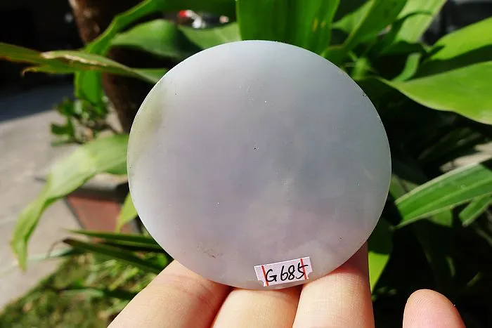 Natural Jade Rough Jadeite Raw (126g,5.3X5.3X1.7cm)
