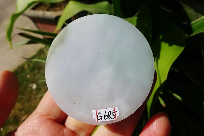 Natural Jade Rough Jadeite Raw (126g,5.3X5.3X1.7cm)