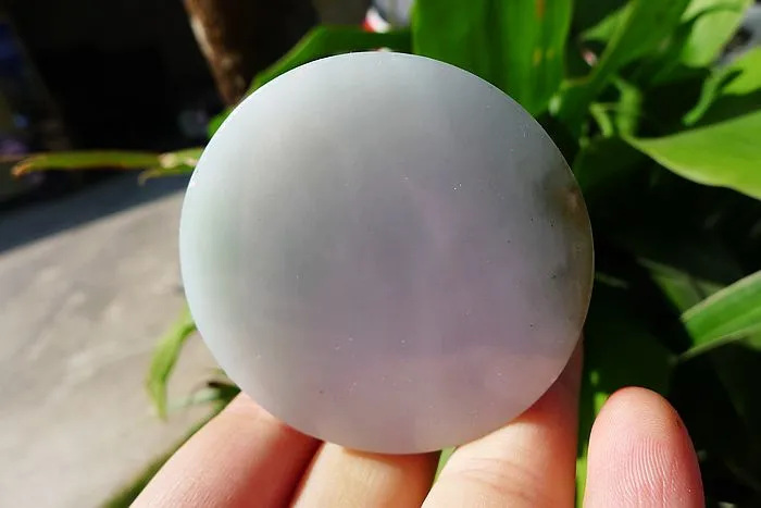 Natural Jade Rough Jadeite Raw (126g,5.3X5.3X1.7cm)