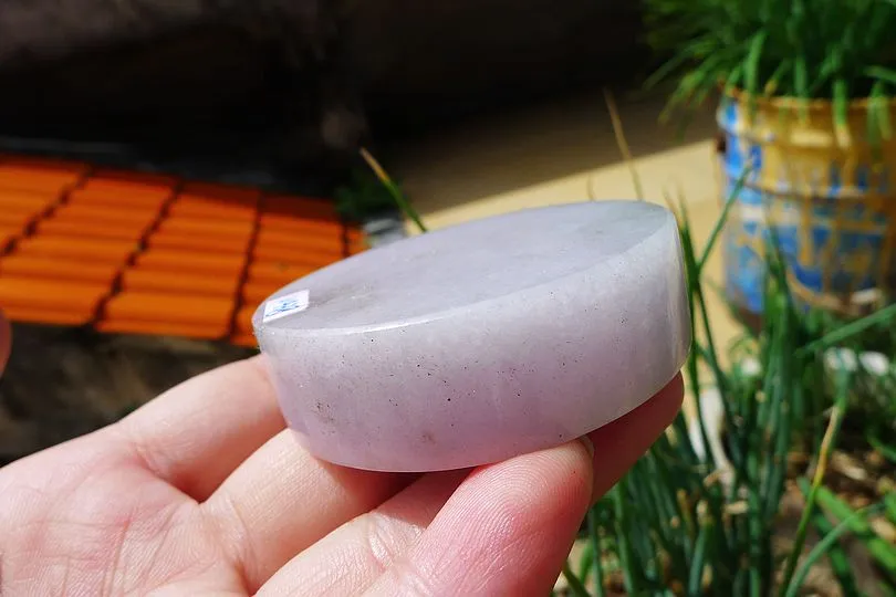 Natural Jade Rough Jadeite Raw (140g,5.7X5.7X1.65cm)