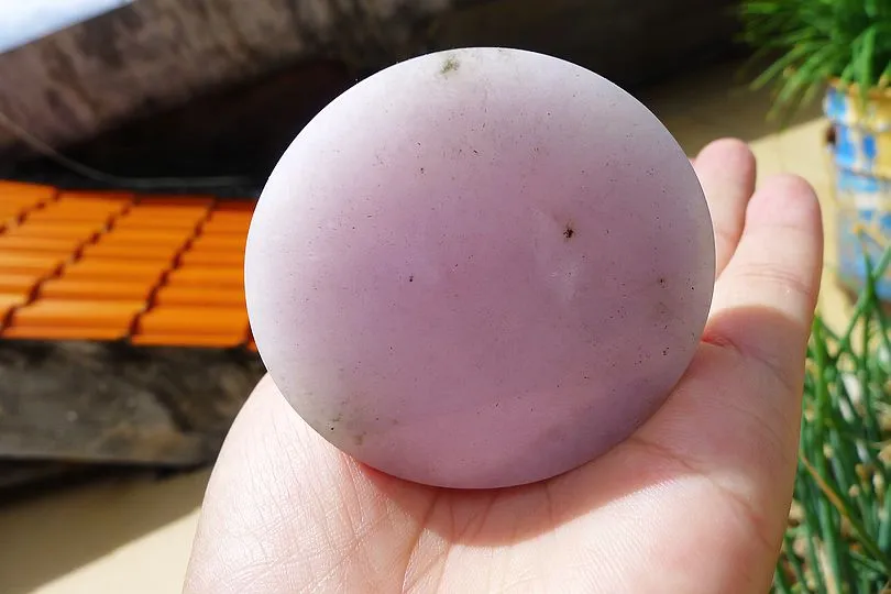 Natural Jade Rough Jadeite Raw (140g,5.7X5.7X1.65cm)