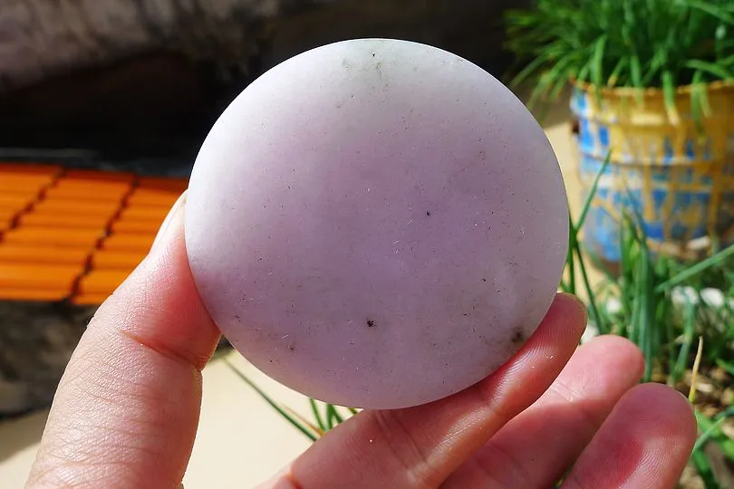 Natural Jade Rough Jadeite Raw (140g,5.7X5.7X1.65cm)