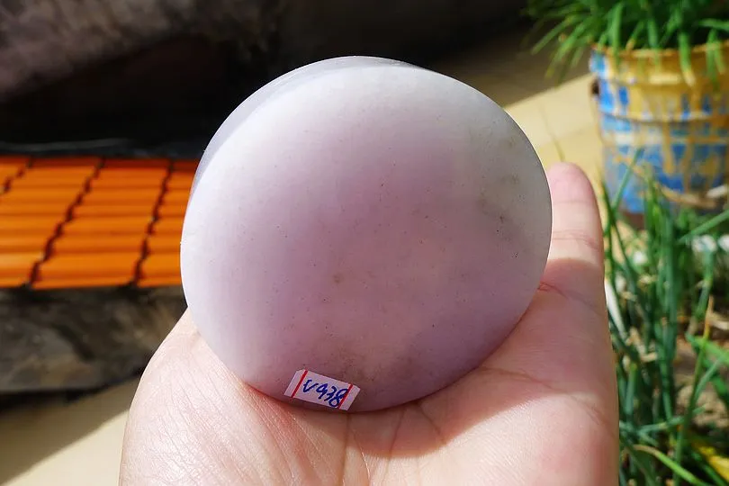 Natural Jade Rough Jadeite Raw (140g,5.7X5.7X1.65cm)