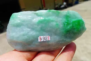 Natural Jade Rough Jadeite Raw (150g,8.6X4.2X2.6cm)