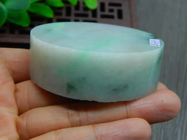 Natural Jade Rough Jadeite Raw (152g, 55X55X18mm)