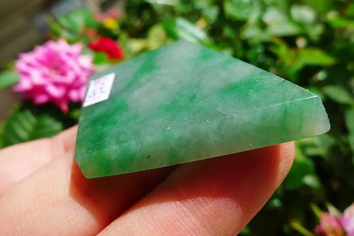 Natural Jade Rough Jadeite Raw (18g,4.3X3.3X0.45cm)