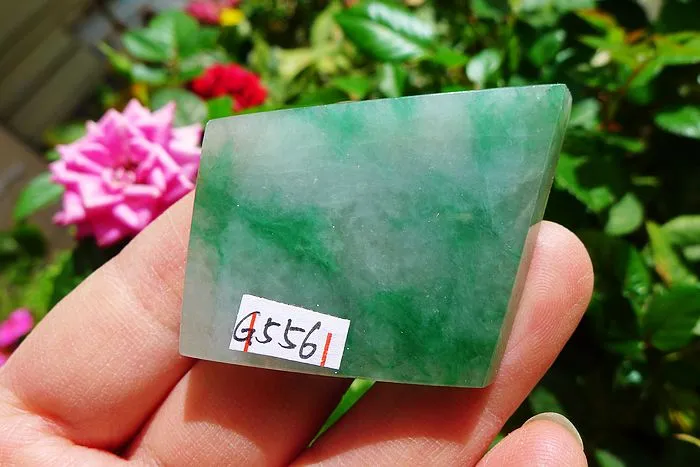 Natural Jade Rough Jadeite Raw (18g,4.3X3.3X0.45cm)