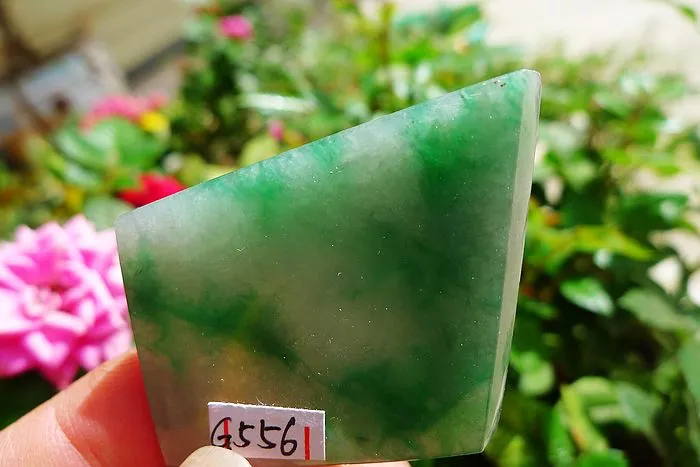 Natural Jade Rough Jadeite Raw (18g,4.3X3.3X0.45cm)