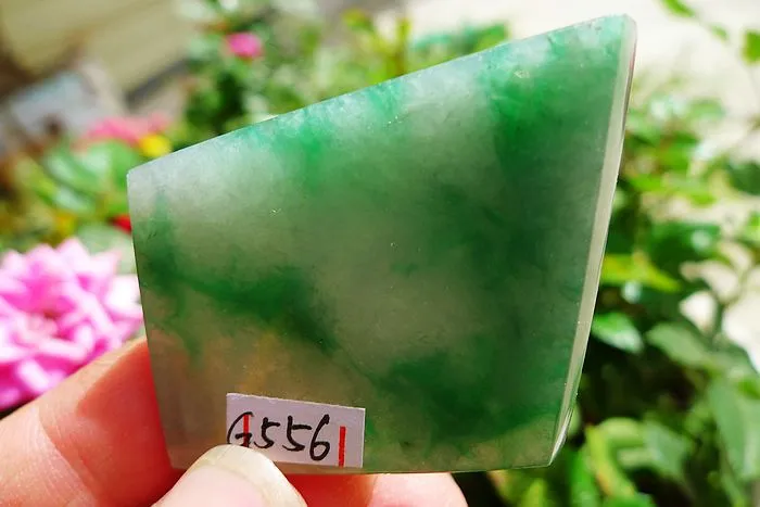 Natural Jade Rough Jadeite Raw (18g,4.3X3.3X0.45cm)
