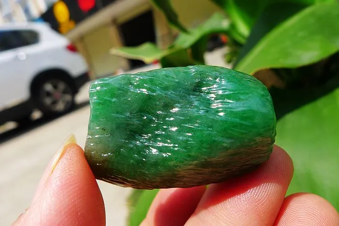 Natural Jade Rough Jadeite Raw (19g,3.6X2.3X1.15cm)