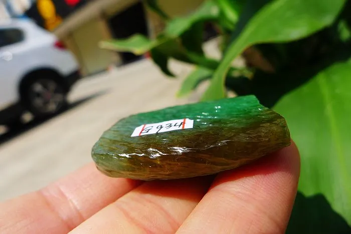 Natural Jade Rough Jadeite Raw (19g,3.6X2.3X1.15cm)