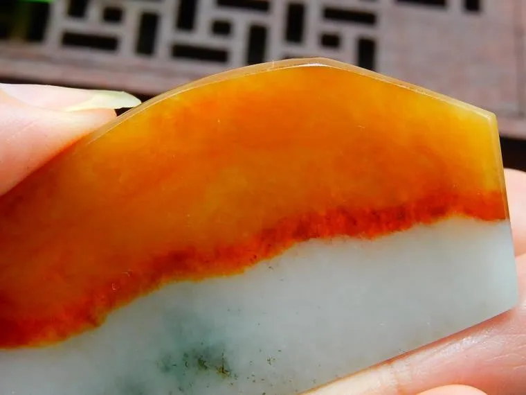 Natural Jade Rough Jadeite Raw (27g, 62X32X4.8mm)