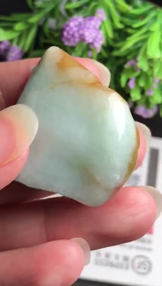 Natural Jade Rough Jadeite Raw (28g,3.2x3.1x1.5cm)-V2860