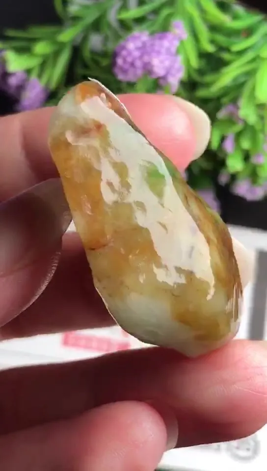 Natural Jade Rough Jadeite Raw (28g,3.2x3.1x1.5cm)-V2860