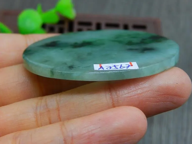 Natural Jade Rough Jadeite Raw (30g, 52X52X5mm)