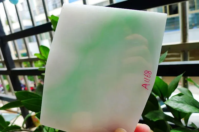 Natural Jade Rough Jadeite Raw (310g,11.7X9.6X0.88cm)
