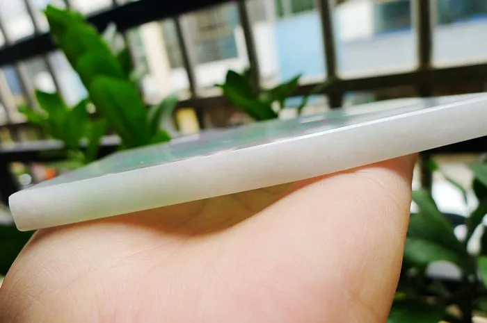 Natural Jade Rough Jadeite Raw (310g,11.7X9.6X0.88cm)