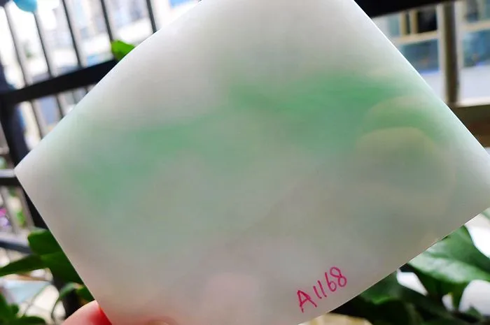 Natural Jade Rough Jadeite Raw (310g,11.7X9.6X0.88cm)
