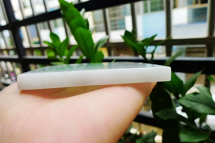 Natural Jade Rough Jadeite Raw (310g,11.7X9.6X0.88cm)